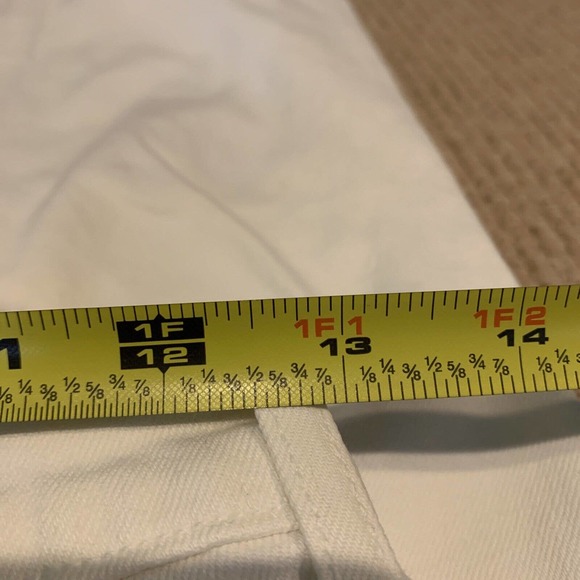 Agolde Women’s Nico High Rise Jeans White Denim Button Fly Size 26x26 - Picture 11 of 11